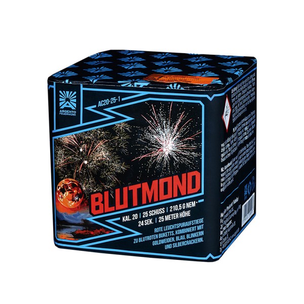 AC20-25-1 Blutmond 25-Schuß-Batterie von Argento Funke