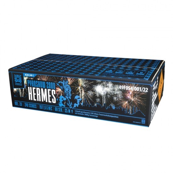 Pyroshow 2000 Hermes Funke Argento, F2, 1.4g, NEM 1,978 kg