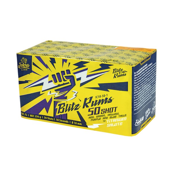 IC18-50-1 "Blitz Rums" 50 Shot von Iskra Funke