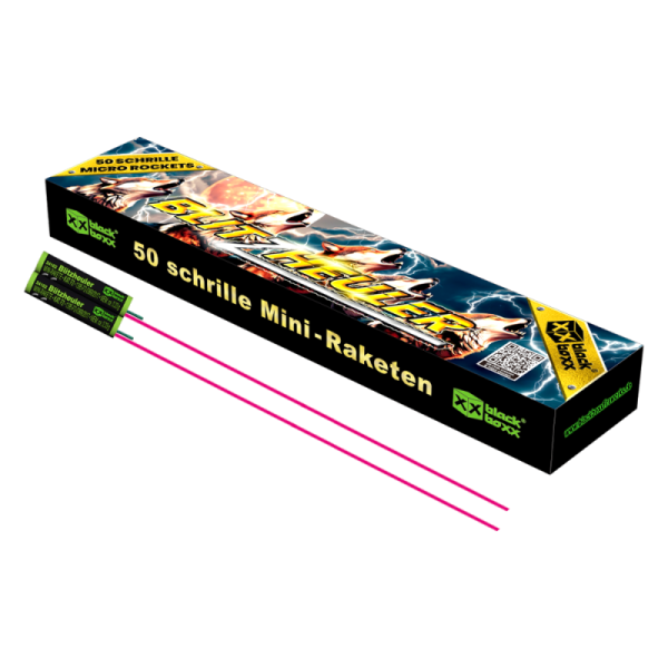 Blitzheuler Miniraketen (50er Schachtel) Blackboxx 24102