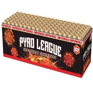 660100 Pyro League, 108-Schuss 3er-Verbund Wolff