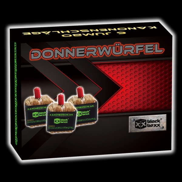 Donnerwürfel (6er Pack) Blackboxx 25003