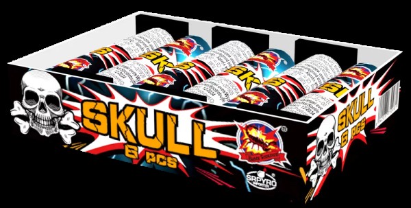 Skull 6 pieces 20 mm SRPyro SR Pyro CLE5008
