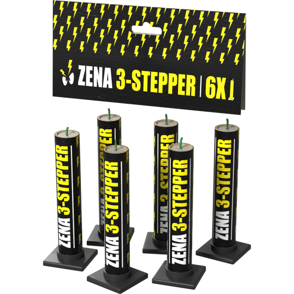 01609 ZENA 3-STEPPER, 6er Pack