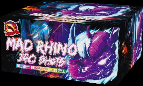 Mad Rhino 140 shots 25-30 mm SRPyro SR Pyro CLE4584