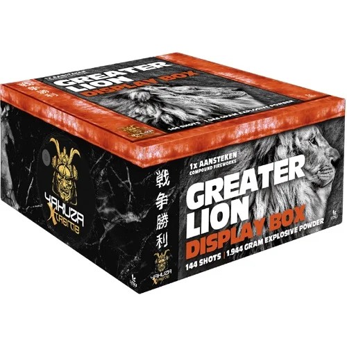 Greater Lion Display Box 02732 Lesli