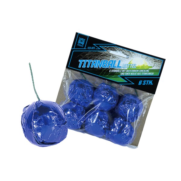 FCG-B75 Titanball Mittel 6er Pack von Argento Funke