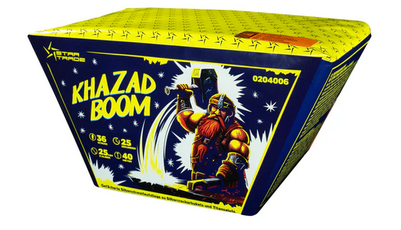 0204006-ST KHAZAD BOOM Batterie 36 Schuss Startrade