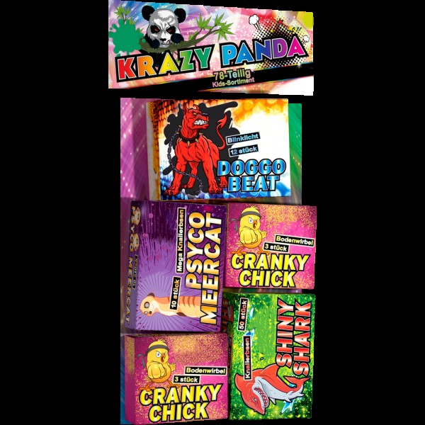 Krazy Panda 78-tlg. Jugendsortiment KAT F 1 4570