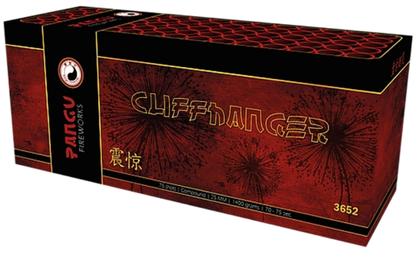 3652 Cliffhanger Pangu F2, 1.4g, NEM 1,4 kg, 75 Schuss GBV Weco