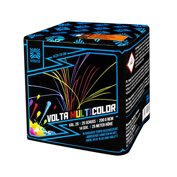 AC20-25-9M Volta Multicolor Funke Argento